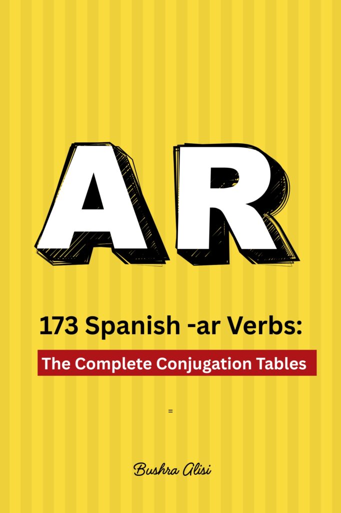 AR Spanish Verbs Tables, Enjoy Arabic